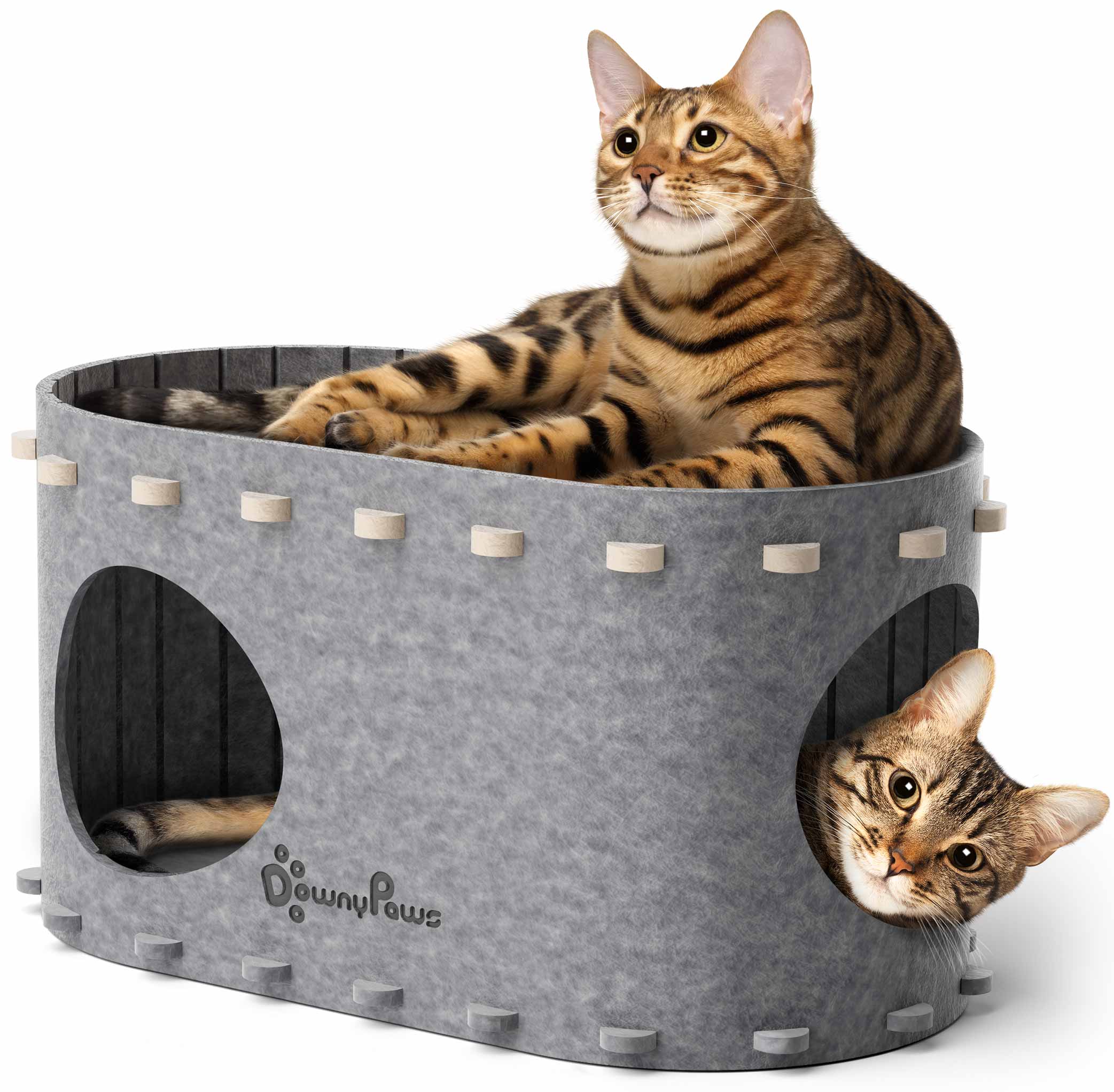 DownyPaws Cat Castle Cat House - Single-layer version