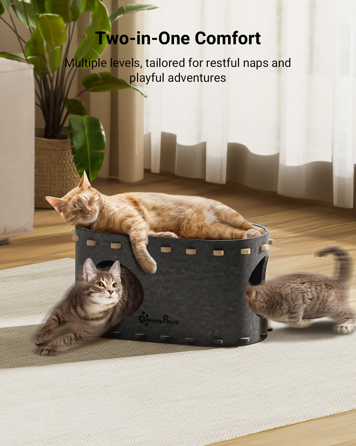 DownyPaws Cat Castle Cat House - Single-layer version