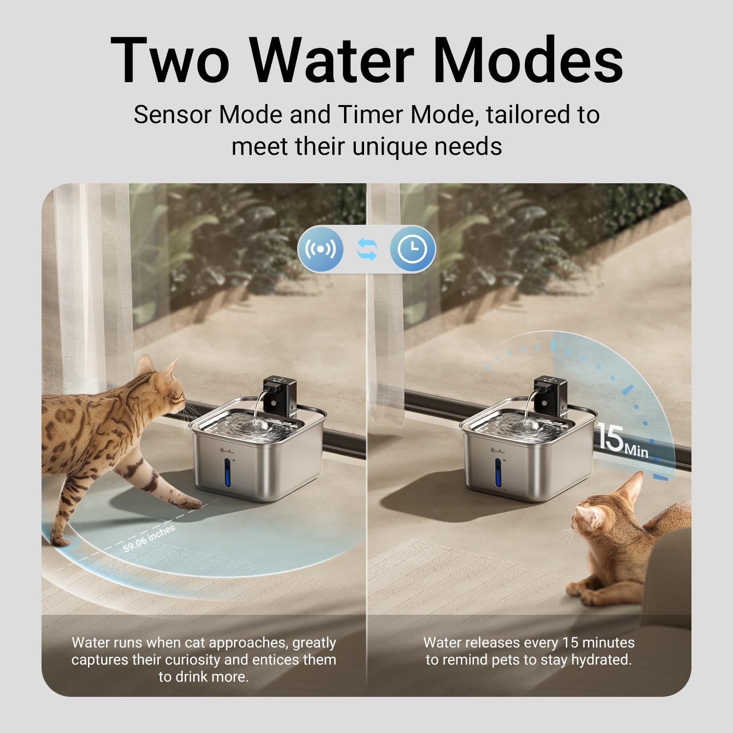 DownyPaws FurSink Battery-Operated Cat Water Fountain - FSS Version