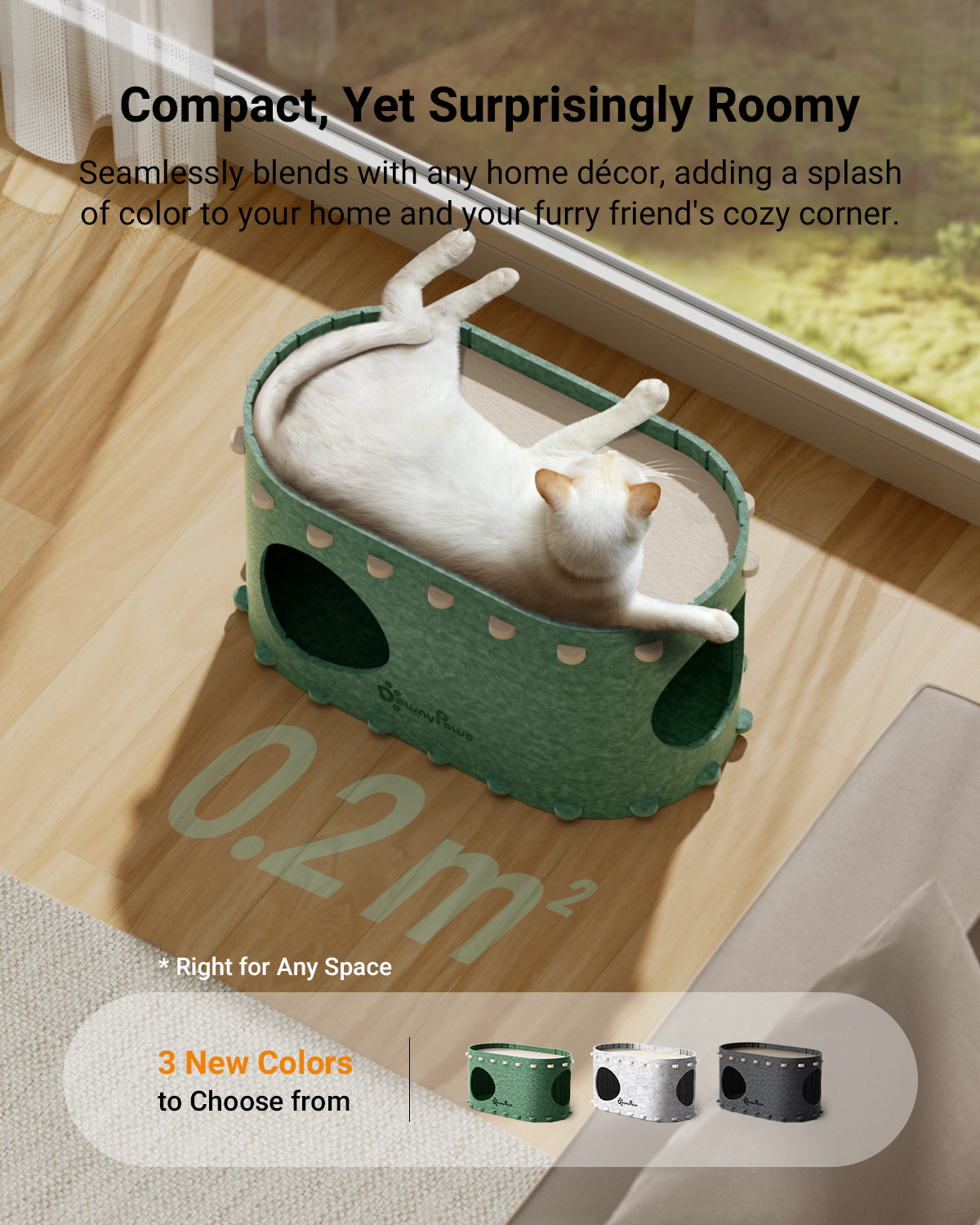 DownyPaws Cat Castle Cat House - Single-layer version