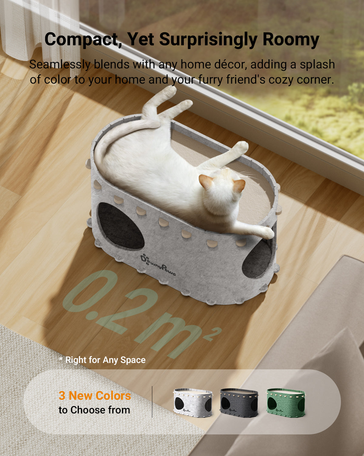 DownyPaws Cat Castle Cat House - Single-layer version