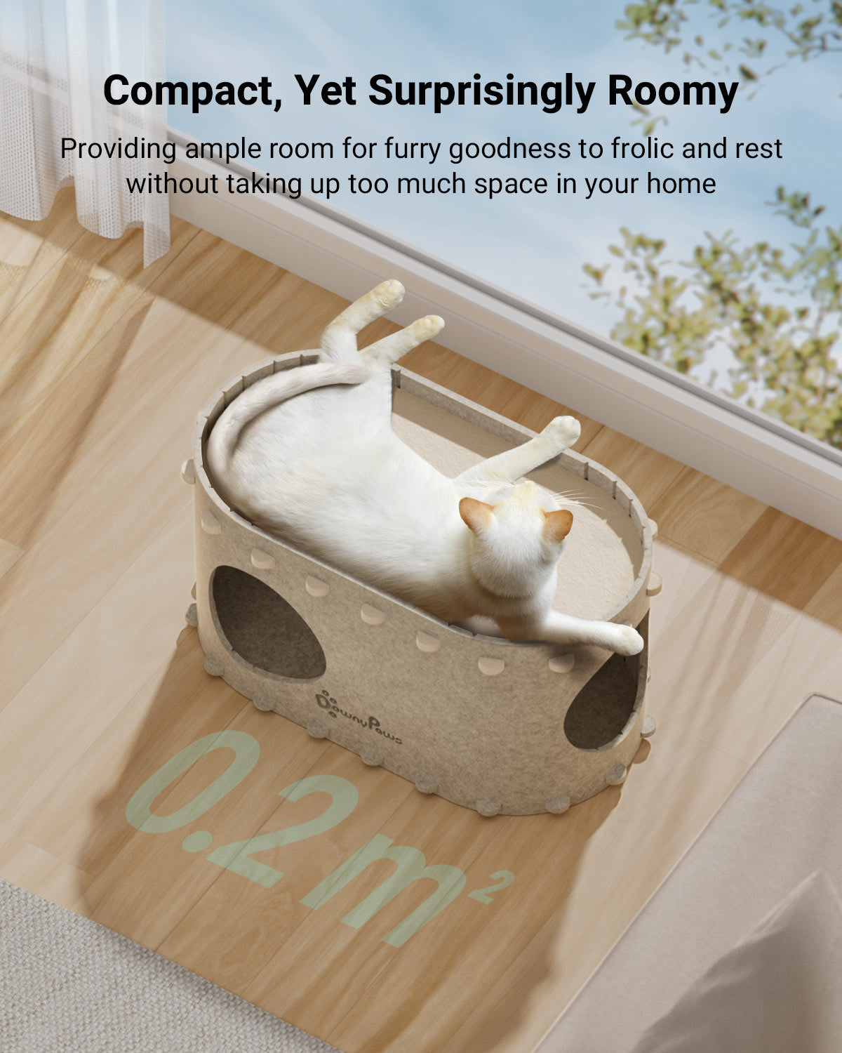 DownyPaws Cat Castle Cat House - Single-layer version