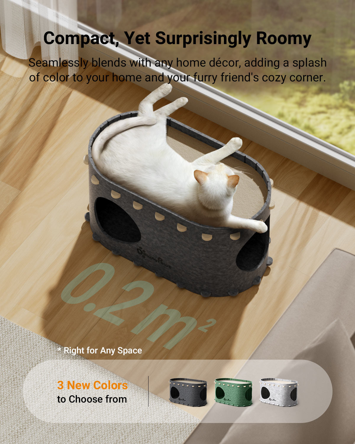 DownyPaws Cat Castle Cat House - Single-layer version