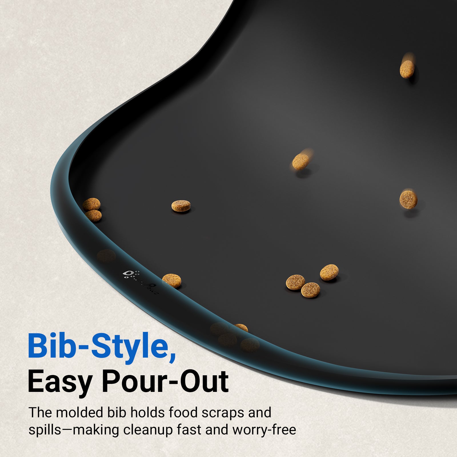 DownyPaws FurBib Dog Food Mats, Cat Placemat