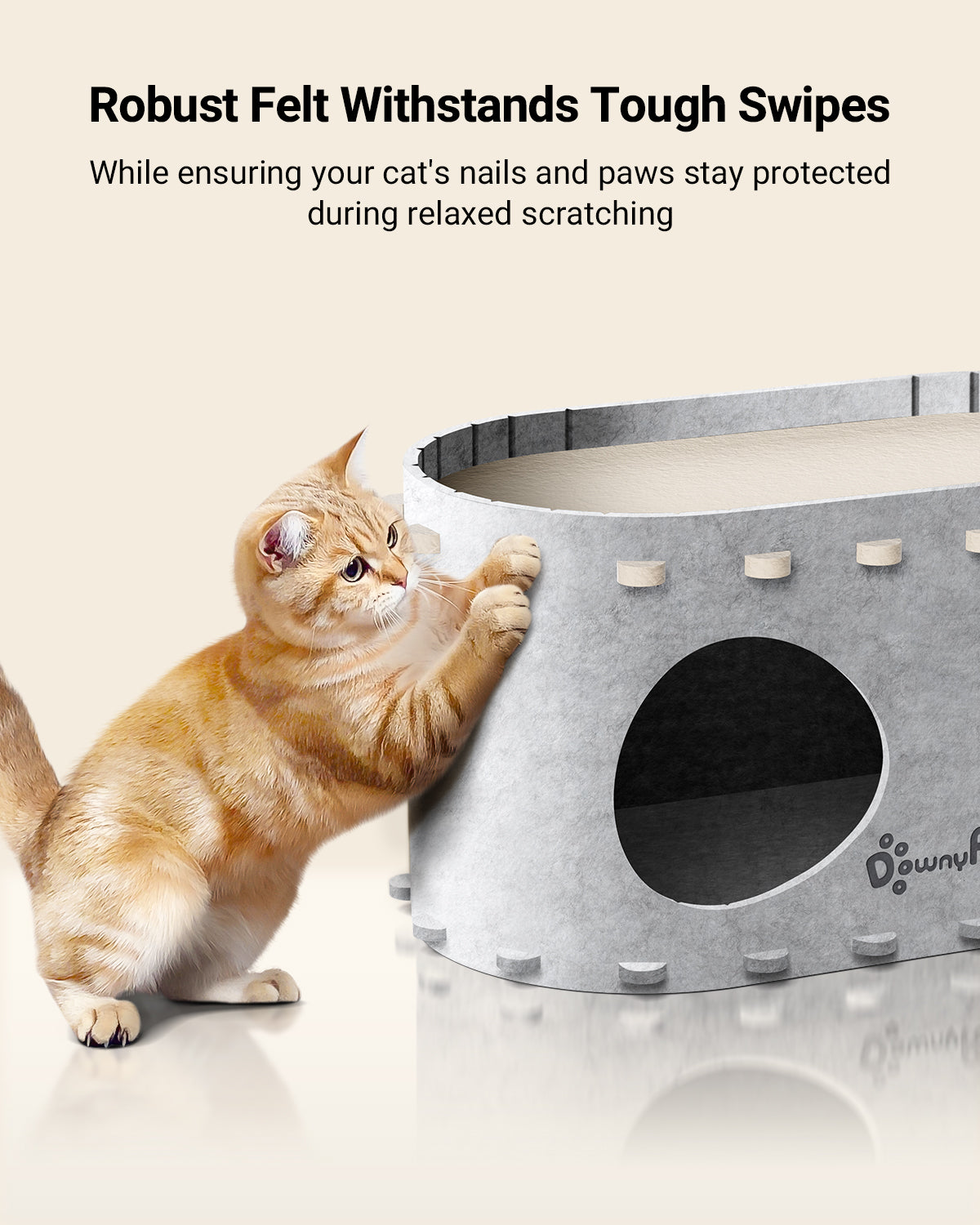 DownyPaws Cat Castle Cat House - Single-layer version