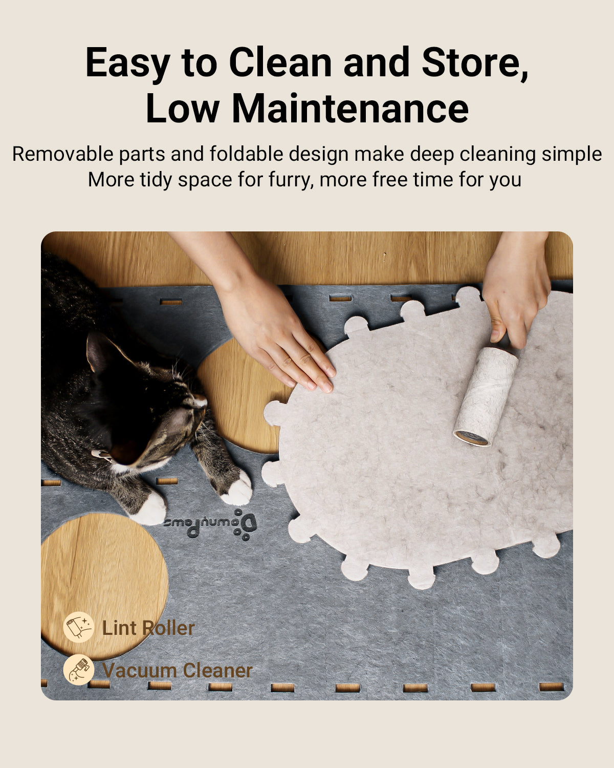 DownyPaws Cat Castle Cat House - Double-layer version