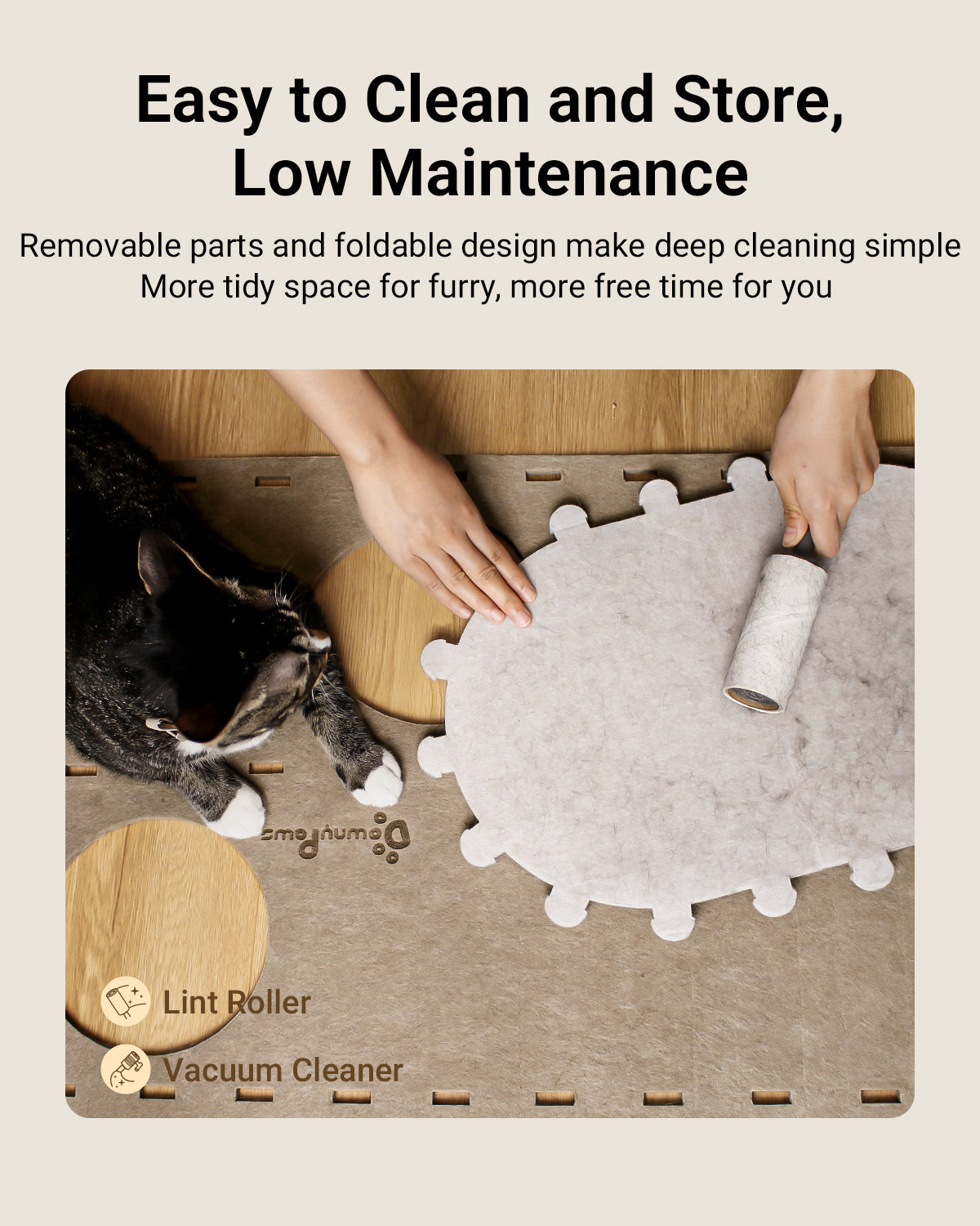 DownyPaws Cat Castle Cat House - Double-layer version