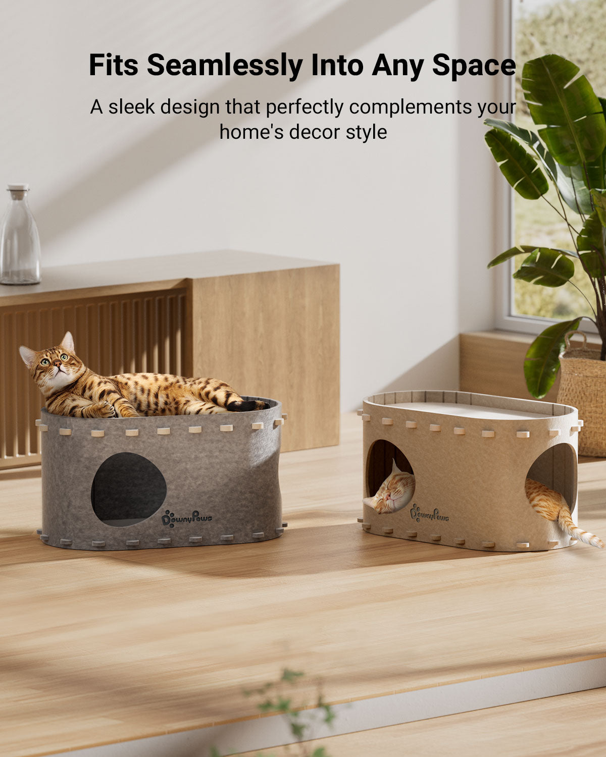 DownyPaws Cat Castle Cat House - Single-layer version