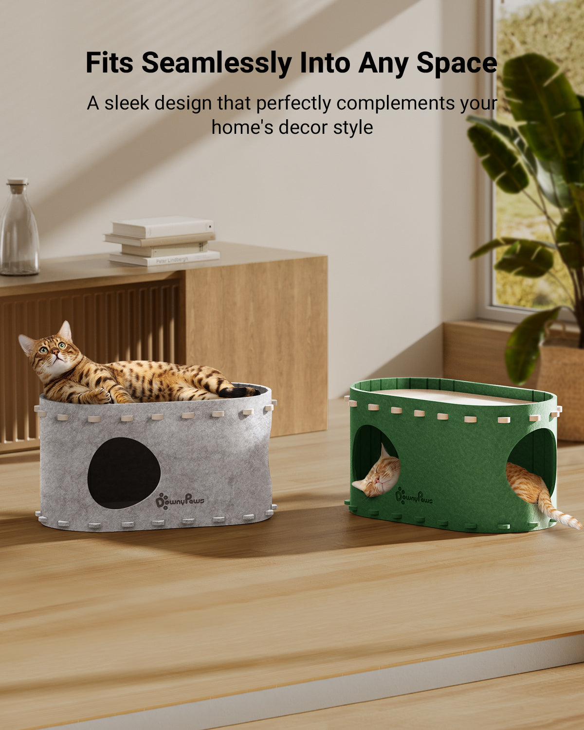 DownyPaws Cat Castle Cat House - Single-layer version